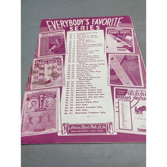 vtg tales from the vienna woods Johann Strauss sheet music amsco music publ READ - Picture 2 of 3